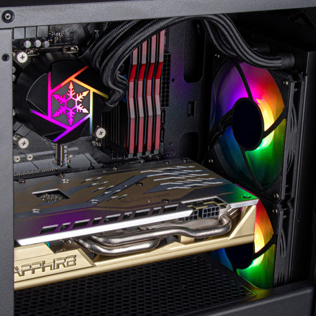 Silverstone vida 240 slim vandkøling (sort)