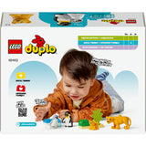 Lego duplo by 10442 familier af vilde dyr: pingviner og løver