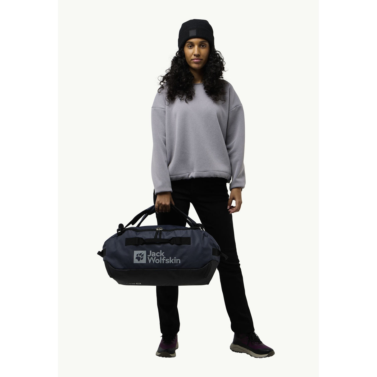 Jack wolfskin all-in duffel 35 rygsæk (mørkeblå, 35 liter)