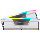 Corsair Vengeance RGB 32 GB DDR5-6000 (2x 16 GB) RAM (hvid, cmh32gx5m2b6000c30w, xmp 3.0)