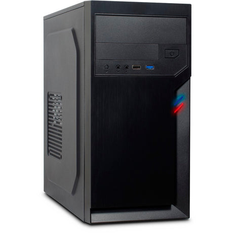 Inter-tech it-6502 romea mini tårnhus (sort | 2x USB-A)