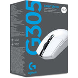Logitech g305 lightspeed trådløs gamingmus (hvid, 200 – 12.000 dpi)