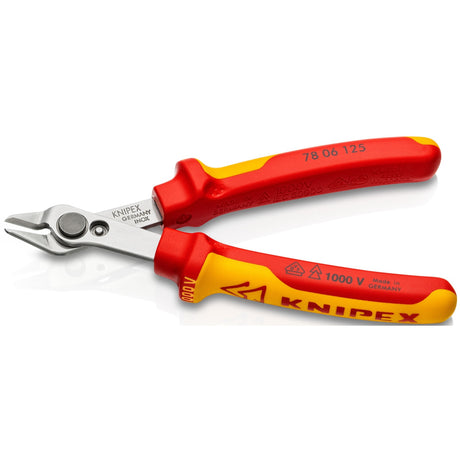 Knipex elektronisk super Knips® VDE 78 06 125 elektroniktang (rød gul)