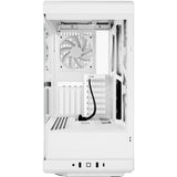 Hyte y40 midi tårnhus (hvid | 2x USB-A | 1x USB-C | hærdet glas)