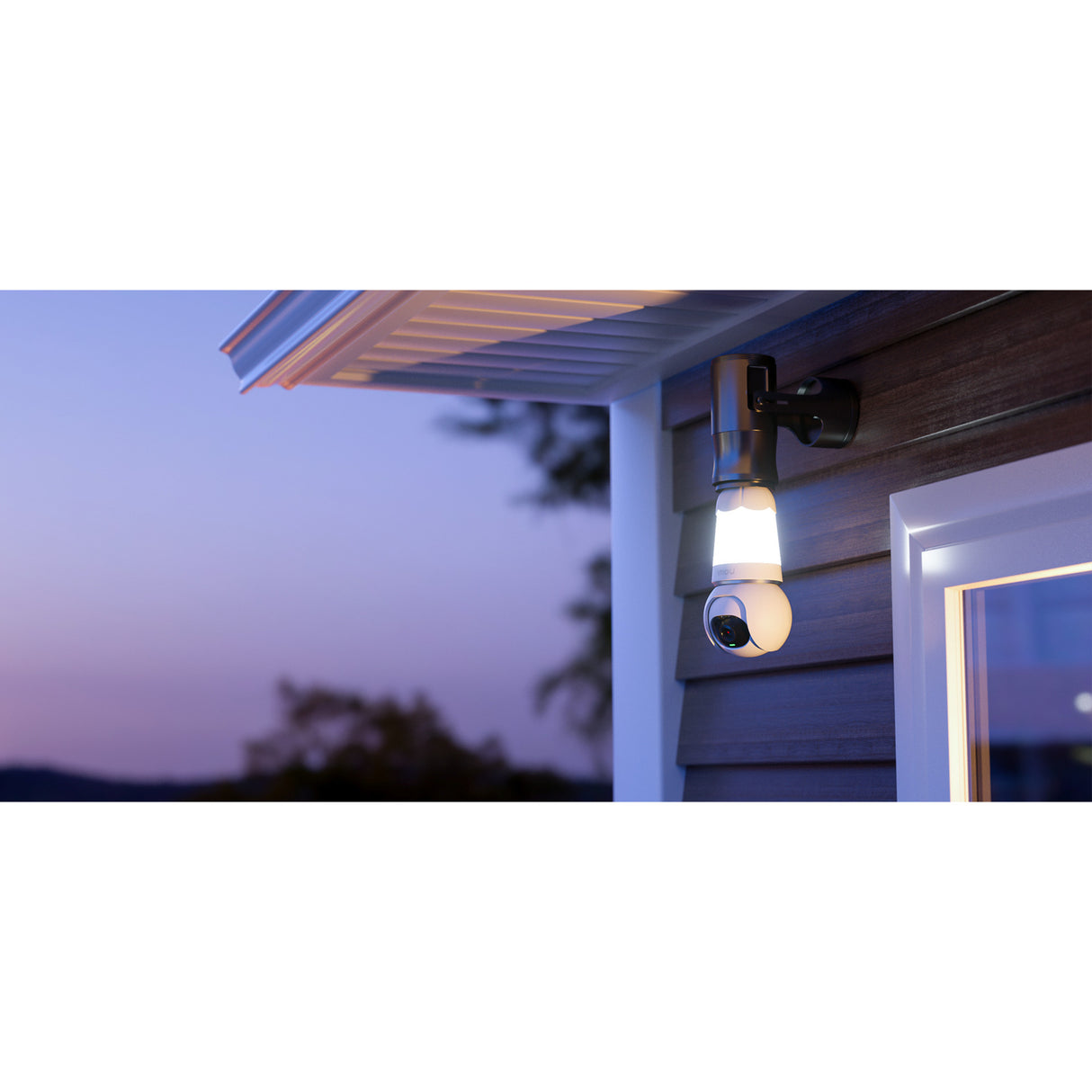 Imou bulb cam 2k sikkerhedskamera (hvid, e26 e27 universal skruefitting)