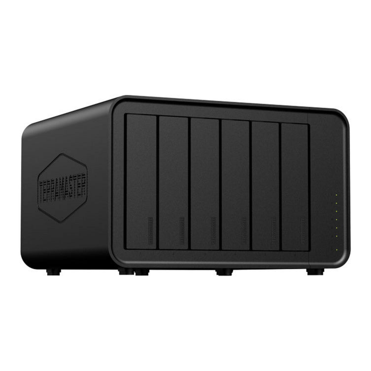 Terramaster F6-424 NAS (sort, 2x 2,5 GBE, HDMI, USB)
