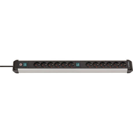 Brennerstuhl premium-alu-line fatning 12-vejs 3 m h05vv-f 3g1.5 2x 6-vejs omskiftelige fatninger
