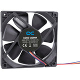 Alphacool core 120 mm ventilatorhus ventilator (sort, 120 x 120 x 25 mm, pwm)