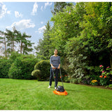 Black+decker 1200w hover plæneklipper hover plæneklipper 30cm klippebredde - bemwh551-qs