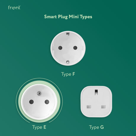 Frient smart stik mini 2 type e (fransk) stik (hvid, zigbee 3.0)