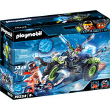 Playmobil Top Agents - Arctic Rebels Snow Trike Construction Toy (70232)