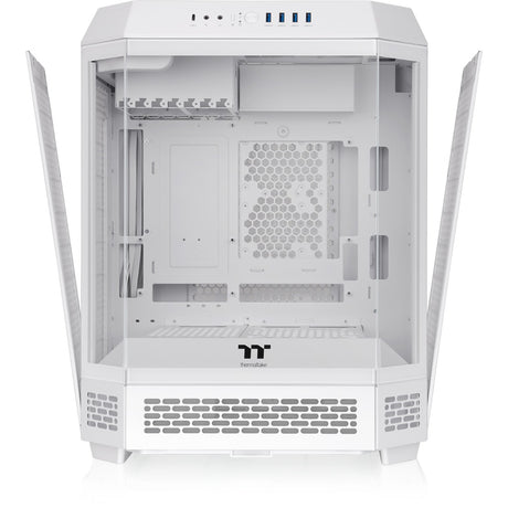 Thermaltake the tower 600 - snow midi tower behuizing (wit | 4x usb-a | 1x usb-c | tempered glass)