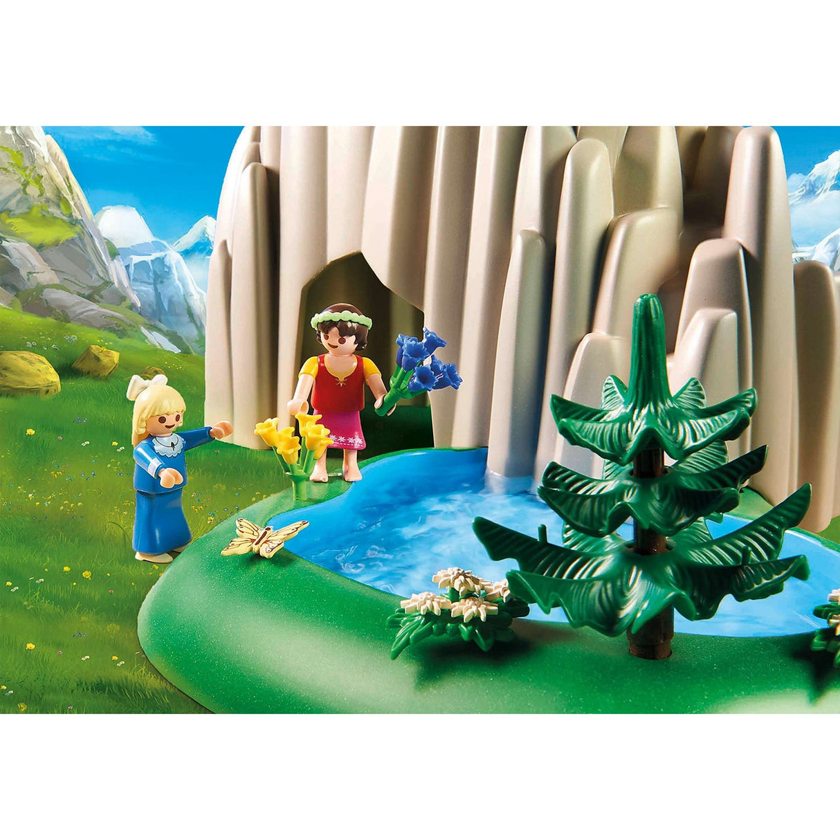 Playmobil Heidi - Heidi, Peter og Clara ved Crystal Lake byggelegetøj (70254)