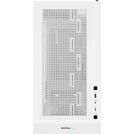 Deepcool CH560 MIDI Tower-hus (hvid | 1x USB-A | 1x USB-C | RGB | hærdet glas)