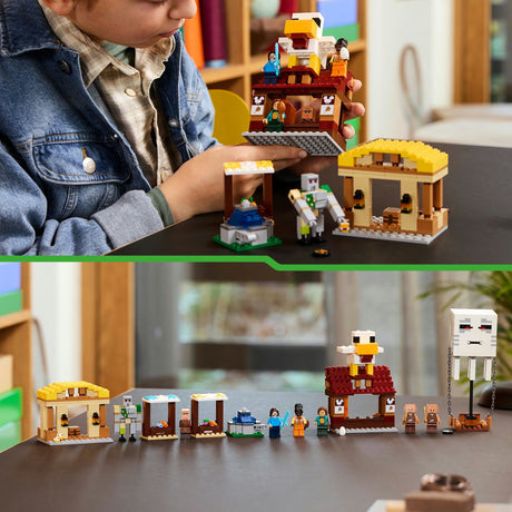 Lego minecraft det skrækkelige ballonangreb på landsbyen - 21273