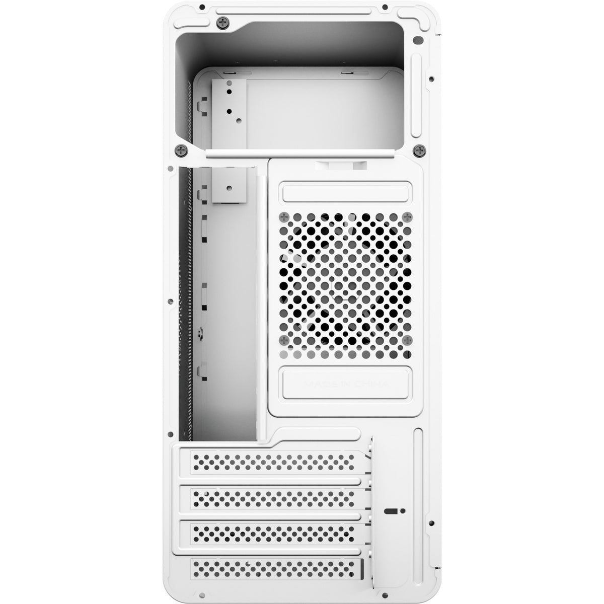 Aerocool CS110 mini tårnhus (hvid | 2x USB-A)