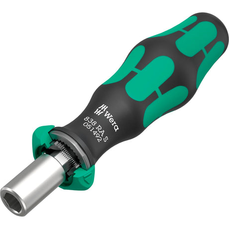 Wera kraftform kompakt 838 ra s imperial sæt 1 bit sæt (sort grøn, 14 stykker)