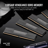Corsair vengeance 32 gb ddr5-6400 (2x 16 gb) arbejdshukommelse (zwart, cmk32gx5m2b6400c32, xmp)