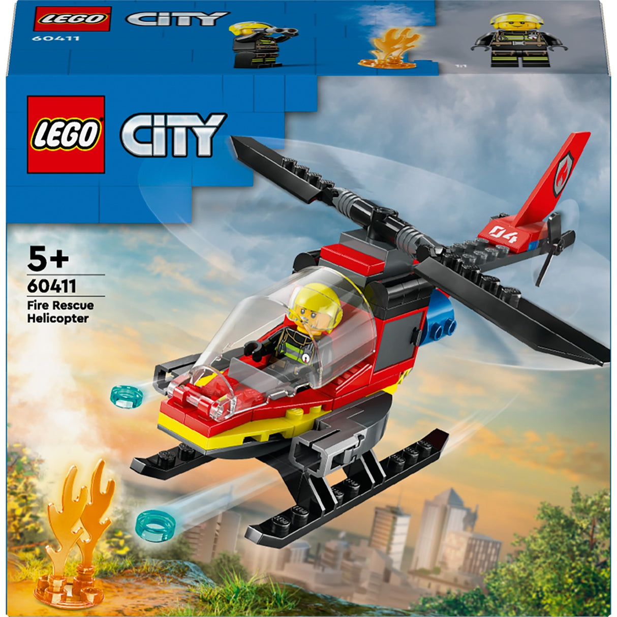 Lego city brandhelikopter - 60411