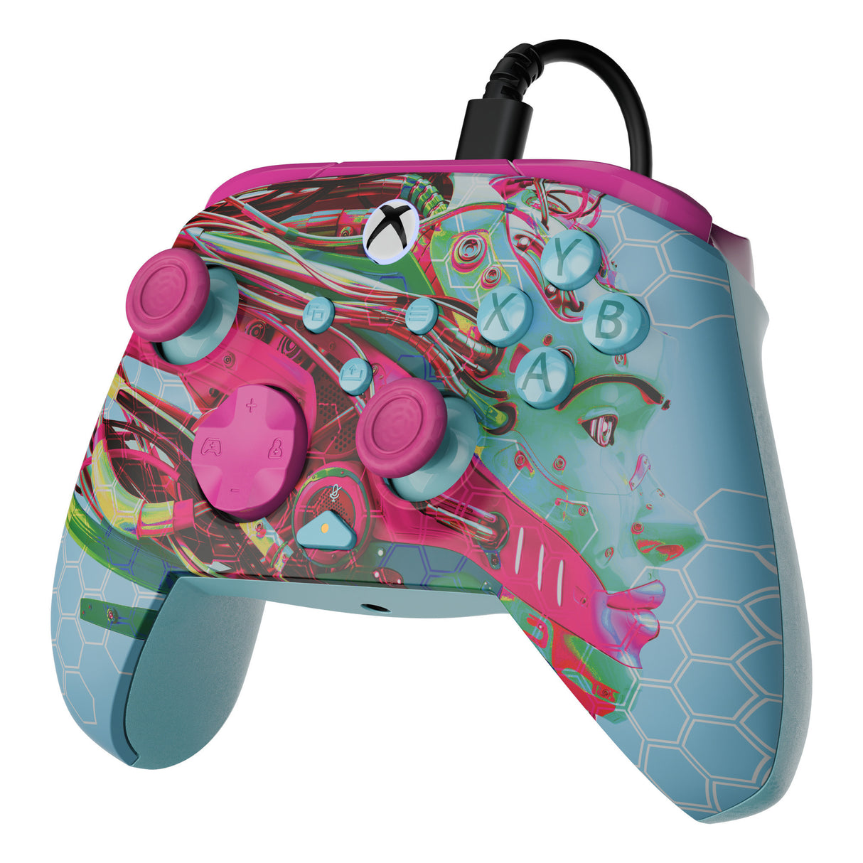 Turtle Beach PDP Rematch Glow Advanced Wired Controller (Android Dreams, Xbox Series X|S, Xbox One, PC)