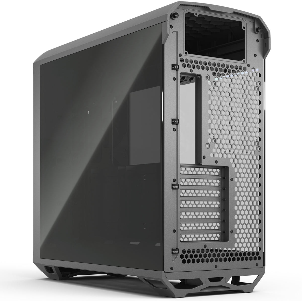 Fractal design torrent grå tg lys tonet midi tårnhus (grå | 2x USB-A | 1x USB-C | hærdet glas)