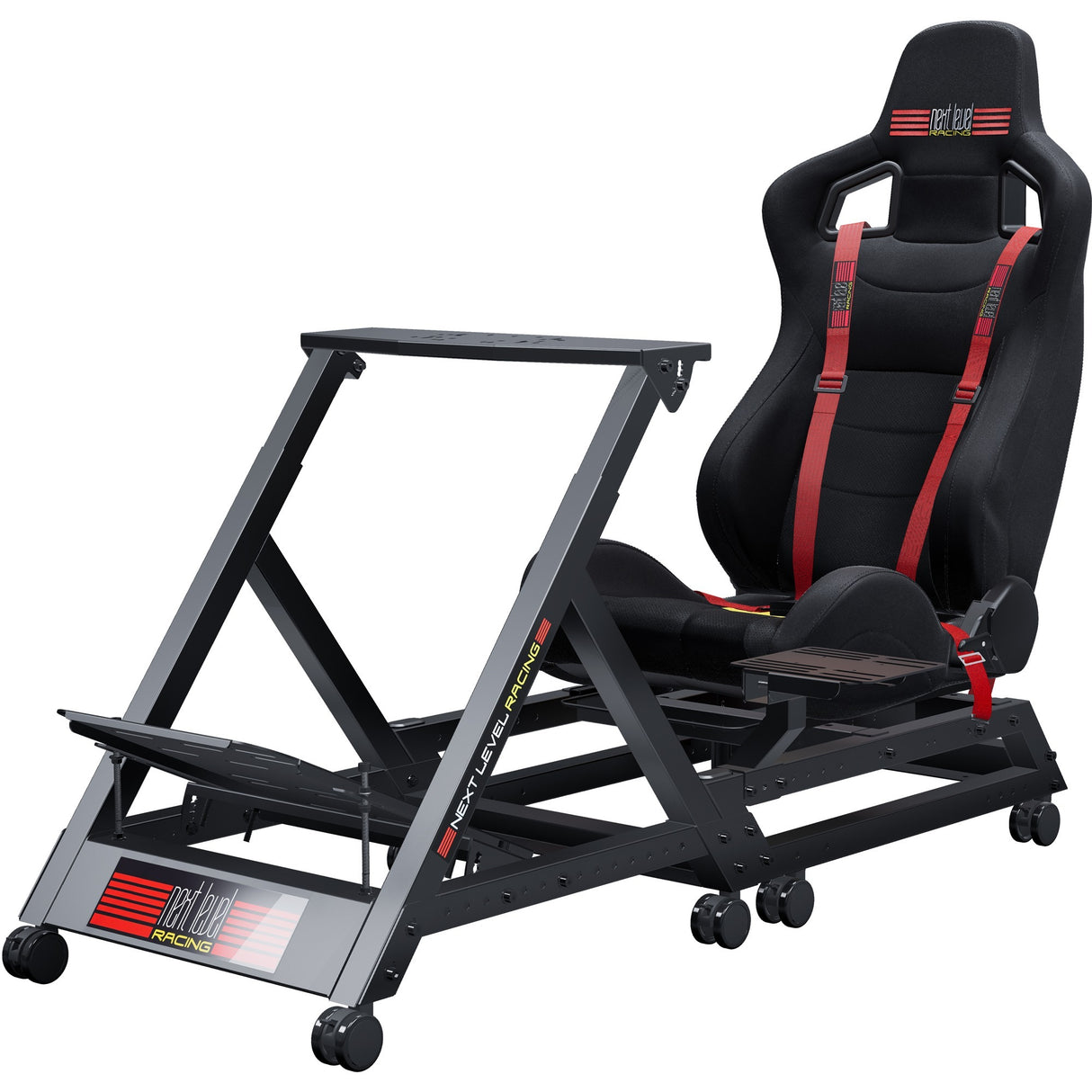 Næste niveau racing GT banesimulator cockpit racing simulator (sort)