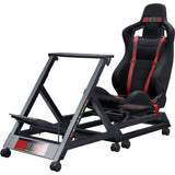 Næste niveau racing GT banesimulator cockpit racing simulator (sort)