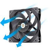 Thermaltake Swafan GT12 PC Køleventilator TT Premium Edition Case Fan (120 x 120 x 25 mm, PWM)
