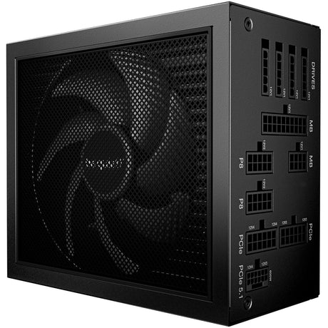 Vær stille! dark power 14 modulær 1000 watt strømforsyning (sort, 1x 12v-2x6, 4x pcie)