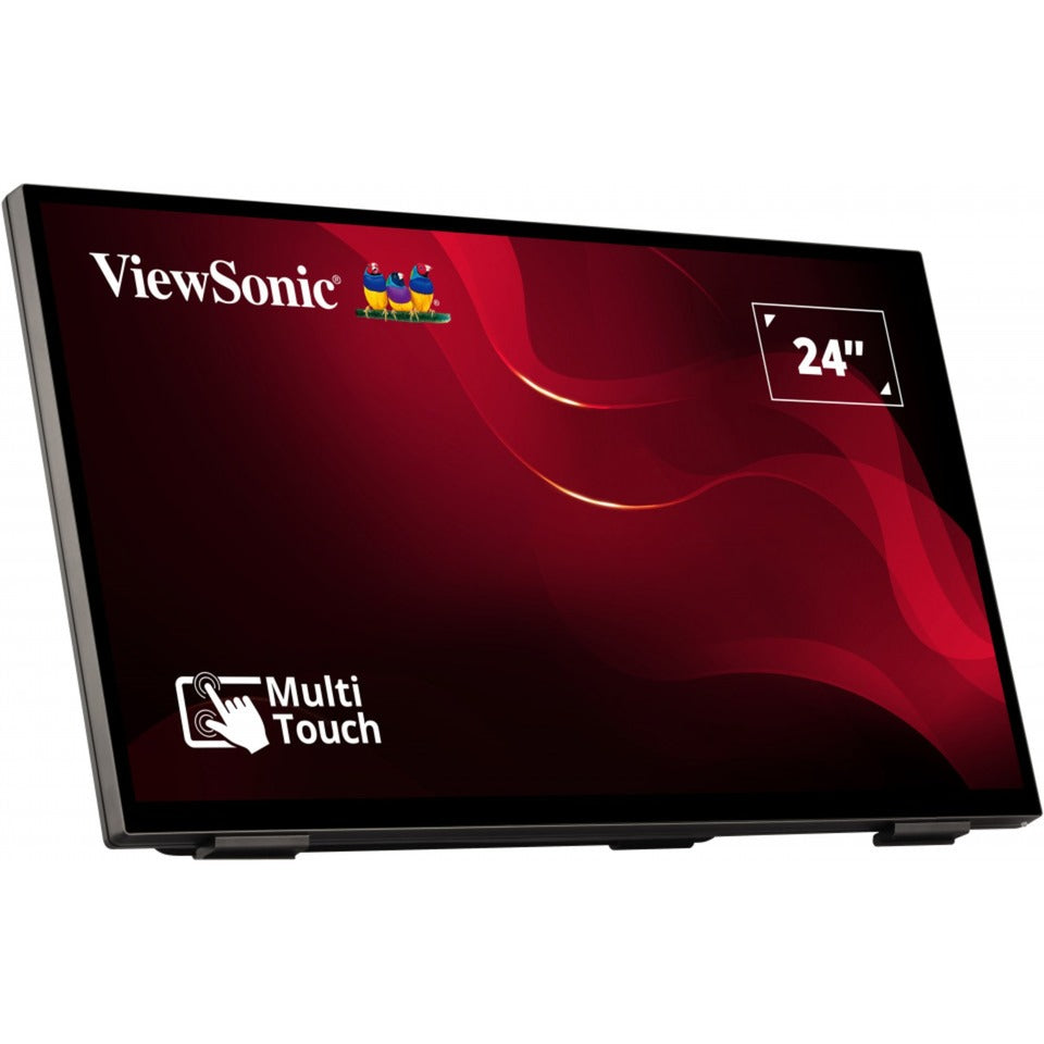 Viewsonic rammeløs berøringsskærm med 10-punkts PCAP 24 (sort, HDMI, DisplayPort, VGA)
