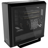 Vær stille! silent base 802 vindue midi tårnhus (sort | 2x USB-A | 1x USB-C | vindue)