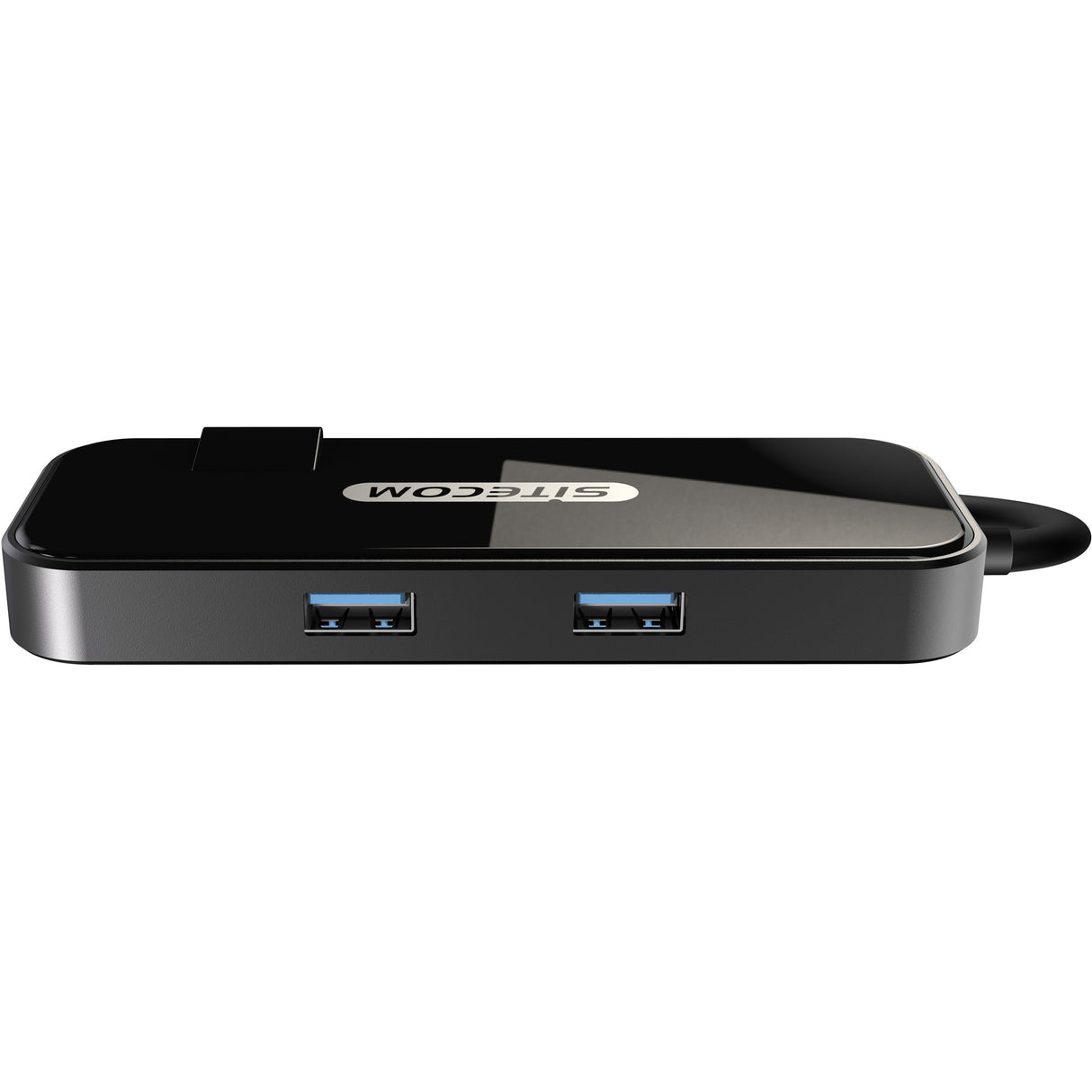 Sitecom USB-C til HDMI + Gigabit LAN-adapter (sort)