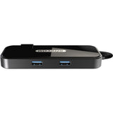 Sitecom USB-C til HDMI + Gigabit LAN-adapter (sort)
