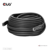 Club 3D fuldfunktions USB-C-kabel, 15m (sort, 8k60hz 10gbps 60w)