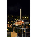 Ooni karu 2 multibrænds pizzaovn pizzaovn (sort rustfrit stål, 12'' pizza, træ, kul og gas)