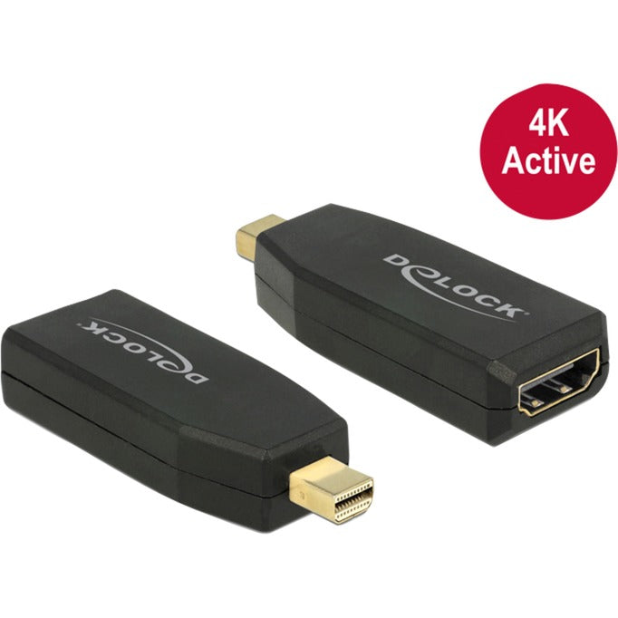 Delock mini displayport til hdmi 4k adapter (sort)