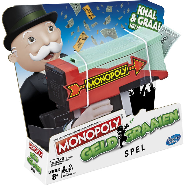 Hasbro-monopol - penge grabbing spil (hollandsk, fra 3 spillere, fra 8 år)