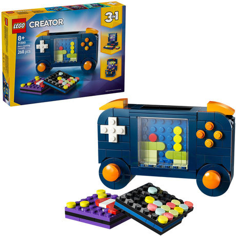 Lego ® creator 3-i-1 retro spillekonsol legetøjsmodel - konverter til en stationær eller arkademaskine - 31380