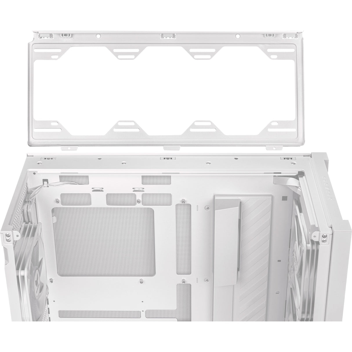 Asus tuf gaming gt302 argb midi tårnhus (hvid | 2x usb-a | 1x usb-c | rgb | hærdet glas)