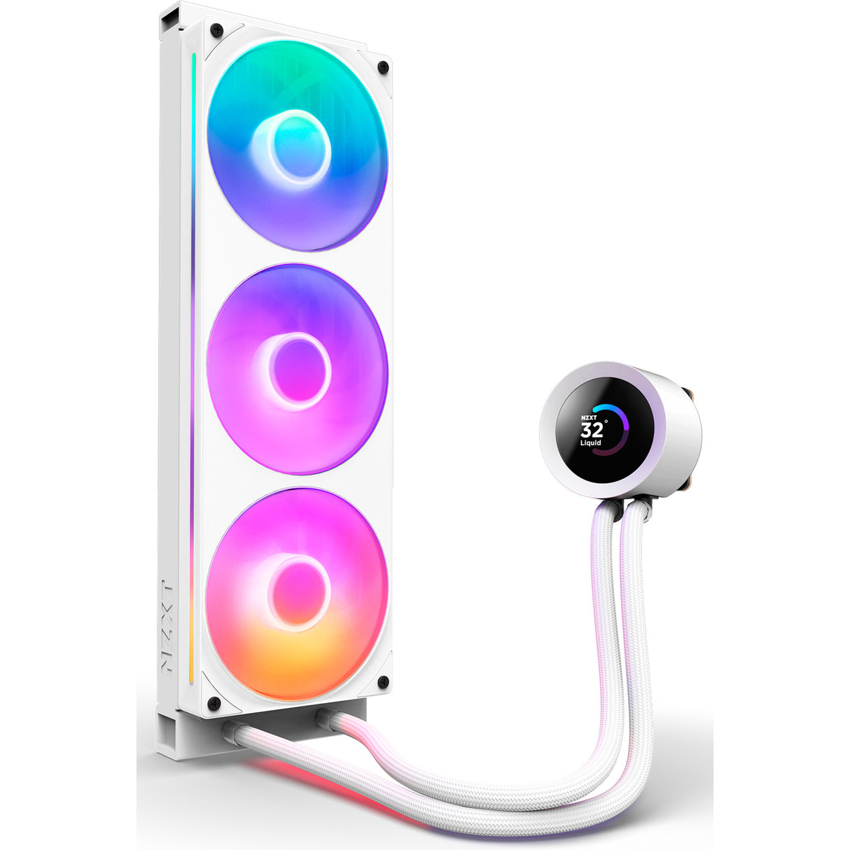 NZXT Kraken Plus 360 RGB vandkøling (hvid)