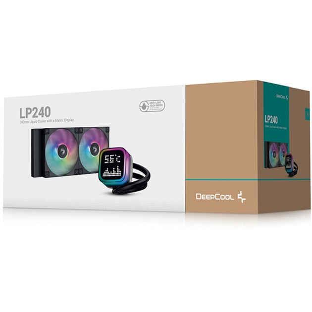 Deepcool LP240 vandkøling (sort, 4-benet PWM blæserstik)