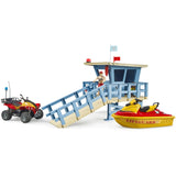 Bruder bworld rescue brigade station spille figur (62780)