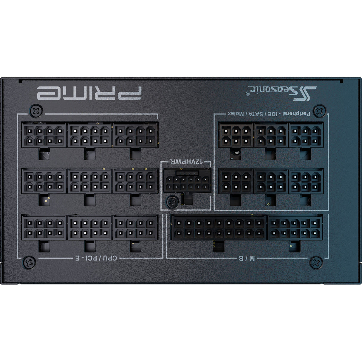 Seasonic Prime TX-1300 modulær 1300 watt strømforsyning (sort, 1x 12vhpwr, 6x pcie)