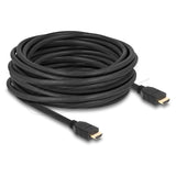 Delock højhastigheds HDMI-kabel 48 Gbps 8K 60 Hz, 10 meter kabel (sort)