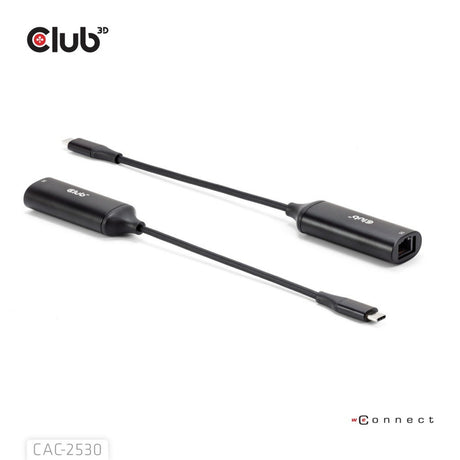 Club 3D USB-C til RJ45 5 Gbps Ethernet MF-adapter (sort)