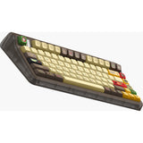 Iqunix og80 happy ape trådløst mekanisk tastatur (sort, us layout (qwerty), iqunix moonstone, 80% (tkl), rgb lysdioder, hot-swappable, pbt, 2.4ghz | bluetooth 5.1 | usb-c)