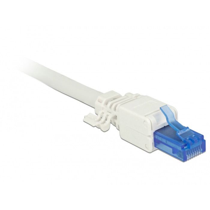 Delock rj45 stik cat.6a utp værktøjsfrit stik (hvidt, 2 stk.)
