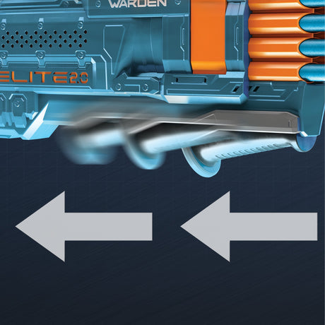 Hasbro Nerf Elite 2.0 Warden DB-8 Blaster Nerf Gun