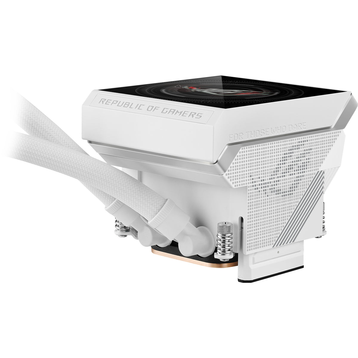 Asus ROG Strix LC IV 360 ARGB LCD-vandkøling (hvid, 4-benet PWM)