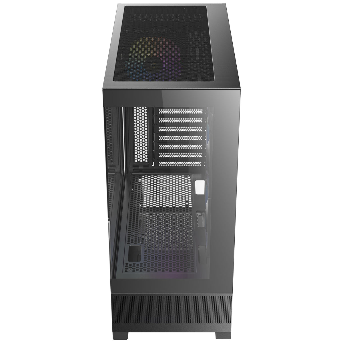 Antec cx700 argb midi tårnhus (sort | 1x USB-A | 1x USB-C | hærdet glas)